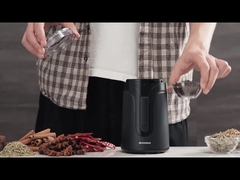 небольшой автоматический создатель эспрессо 40г, мини кофемолка фасоли специи штейновая черная