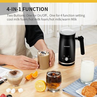 Машина распаровщика молока электрической жары грелки Frother молока эспрессо черная коммерчески