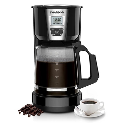 Кофеварка 12 чашек 1.8L кофеварки потека дома CM515B теплая автоматическая Programmable белая