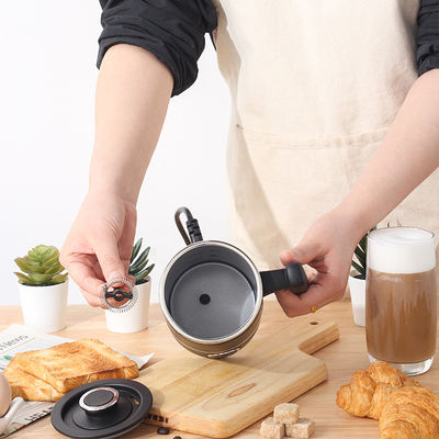 Топление Foamer молока черноты Frother молока эспрессо 300ML 4-In-1 холодное горячее отделяемое