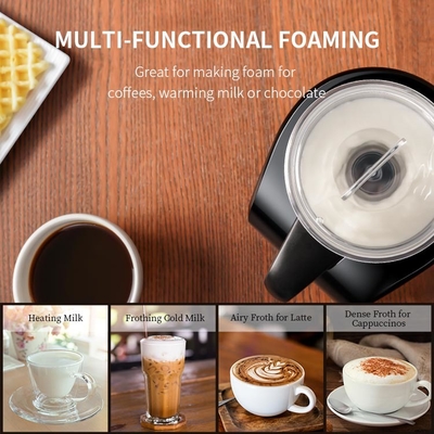 Белое молоко Frother 200W 4 эспрессо в 1, автоматический электрический создатель пены кофе